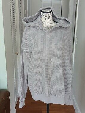 Mate The Label Organic Waffle Relaxed Hoodie